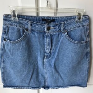 Denim Mini Skirt